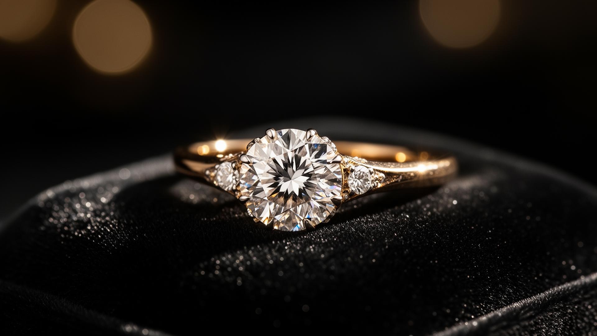 Luxury diamond ring